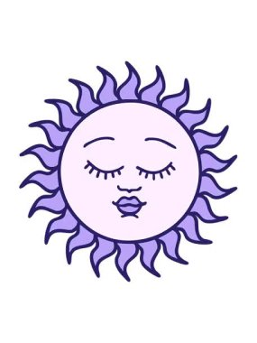 Işıldayan güneşin titreşimli hareketi