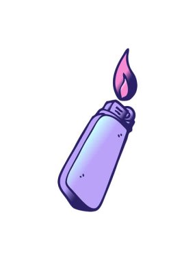 Çizgi filmdeki tek kullanımlık çakmağı salla ve duraklat