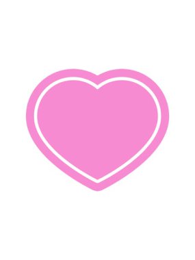 Kalp sembolü grafik simgesinin dikkat çekici canlandırması