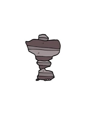 İstiflenmiş taş karalamalarının gösterişli satış animasyonları