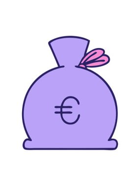 Bir çanta dolusu paranın animasyonunu salla ve durdur