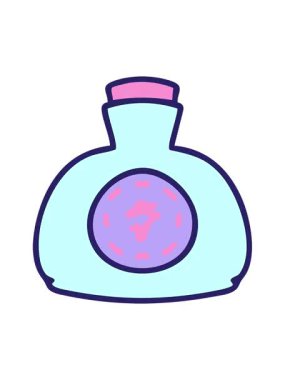 Geleneksel bir Japon sakesi şişesinin pixelize etkisi