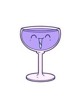 Basınç bir bardak şarabın dizaynını canlandırıyor.