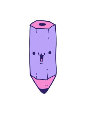 Mutlu çizgi filmin titreyen animasyonu.