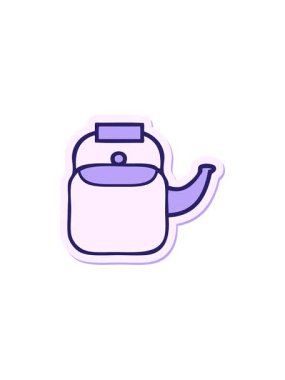 Tatlı bir çizgi film tenceresinin çıkartmasının yıldız patlaması etkisi animasyonu