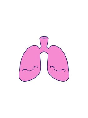 Ciğerlerin gösterişli satış animasyonu