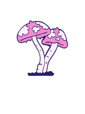 Bir mantar çiziminin yükselişi ve süzülmesi