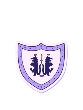 Bir karikatür Heraldik kalkanının çıkartmasını genişletiyorum.