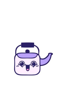 Bir su ısıtıcısının çizgi filminin animasyonunu büyütüyorum.