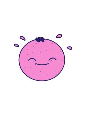 dikkat çekici çizgi film turuncu tasarımı