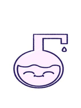 Bilim Deneyi Tebeşir Çiziminin hareketli animasyonu