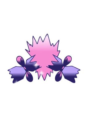 Gradyan gölgeli karikatür çizgi filminin ışıltılı etkisi krakeri çekti