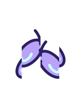 Basit ve cesur kelebek çiziminin bölünmüş hareket animasyonu