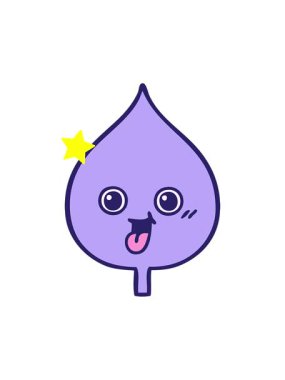 Parıldayan yıldızlar, dışavurumsal bir yaprak resminin karikatürünün canlandırılmasını etkiler.