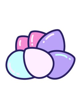 Eğlenceli paskalya yumurtalarının hareketli animasyonu