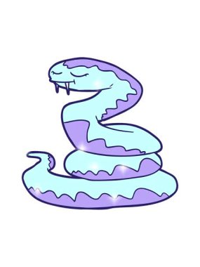 Bir yılanın ışıltı etkisi