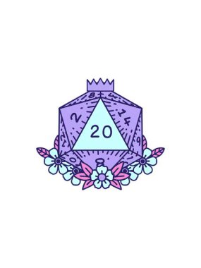 Doğal 20 zarın yıldız patlaması etkisi animasyonu