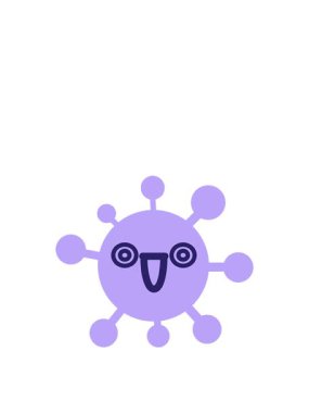 Canlandırıcı virüsün hareketli animasyonu