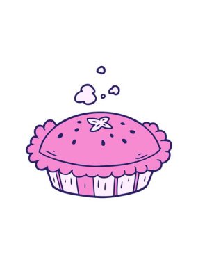 Basınç fırından yeni çıkmış karikatür turtasının canlandırmasını yapıyor.