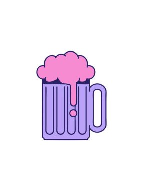 Bira tankardının dövme stilini ikiye bölme etkisi