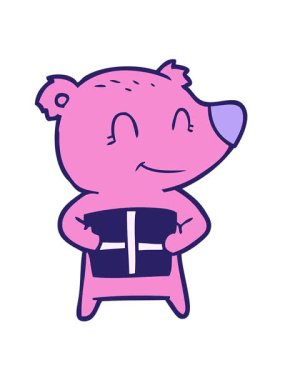 Şu anda ayı karakterinin hareketli animasyonunu göster