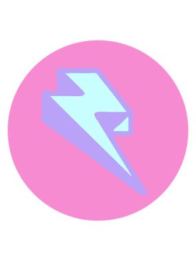 ışıklandırma cıvatasının görüntü canlandırmasının efektini piksel hale getir