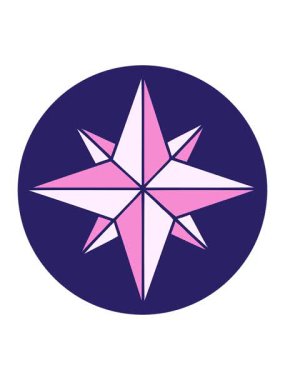 Bir yıldızın ikonik dövme karalamalarının basınçlı animasyonu