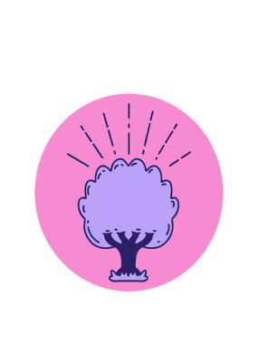 freehand çizilmiş dövme ağacının animasyonunu genişletiyor