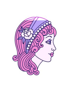 Bir çingene kafasının dövme şeklindeki görüntüsünü güçlendir