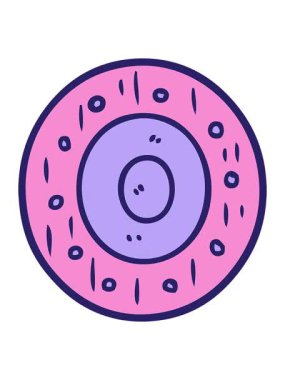 Çizgi film kalkanının ışık efekti