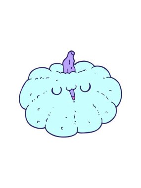 Mutlu çizgi film balkabağı animasyonu