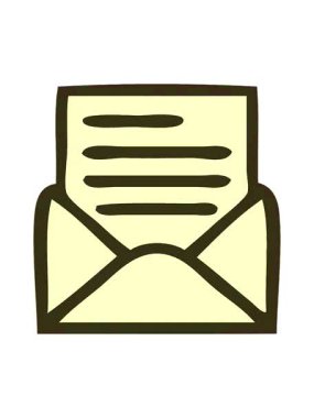 harf ve zarfın renk canlandırması değişiyor