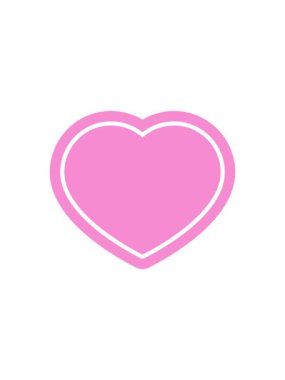 kalp sembolü grafik simgesinin radyoaktif parlayan animasyonu