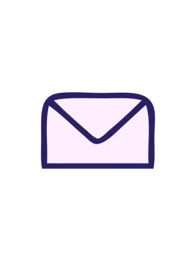 Gradyan gölgelendirilmiş kağıt zarfının satış animasyonu