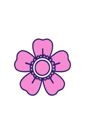 Dekoratif çiçeğin dövmesel çiziminin animasyonunu genişletiyorum