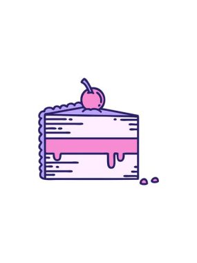 Pastanın radyoaktif ışıldayan animasyonu