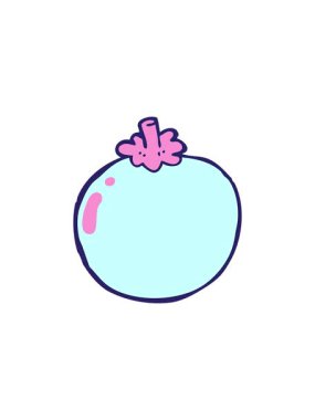 Çizgi film domates tasarımının satış animasyonu