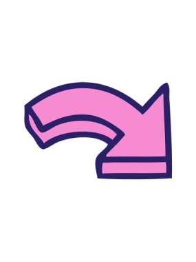 Sivri uçlu okun sevimli çizgi filminin hareket animasyonunu oynat