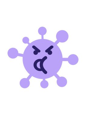 Konuşan virüsün basınçlı animasyonu