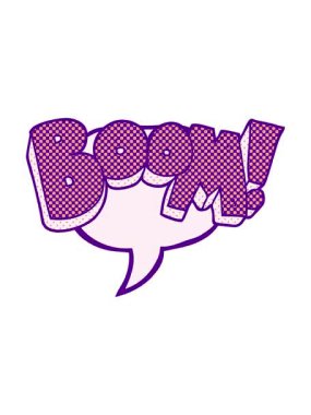 el yazması çizilmiş çizgi roman baloncuğu çizgi filminin canlandırmasını parlak renkli bob ve duraklat