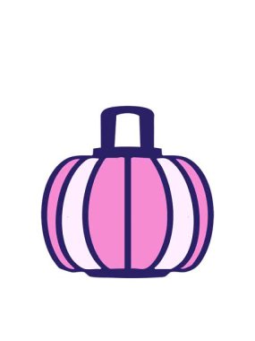 Geleneksel Japon tarzında asılı bir kağıt fenerin hareketli animasyonu