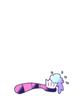 Çizgi film karalama diş fırçasının animasyonunu genişletiyor