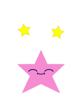 dönen yıldızlar altın yıldızın retro çizgi filminin animasyonu