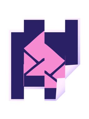 Bir kağıt zarfın kare soyma çıkartma karikatürünü bölme hareketi canlandırması