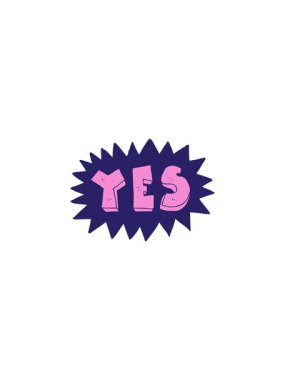 Çizgi filmin bölünme etkisi evet işareti