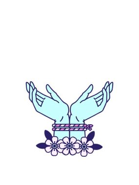 Dövmenin animasyonunu geleneksel el bağlama tarzıyla genişletiyorum.