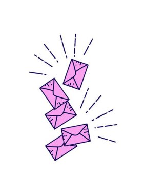 Geleneksel dövme stili düşen harflerin canlandırmasının neon ışık efektleri