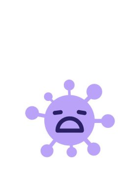 Depresif virüsün hareketli animasyonu