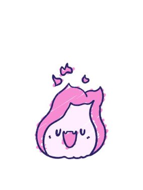 Alev Tebeşiri Çiziminin zıplama hareketi canlandırması