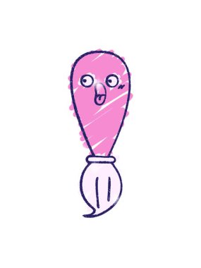 Paintbrush Tebeşir Çiziminin parlatıcı etkisi